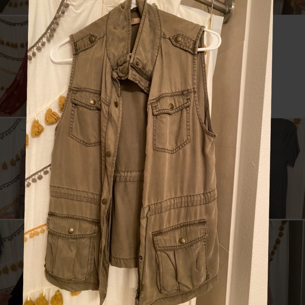 Green Fashion Vest